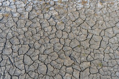 arkaplan için kahverengi çatlak toprak
