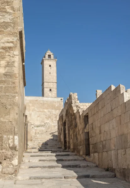 Cidadela de Aleppo na Síria — Fotografia de Stock