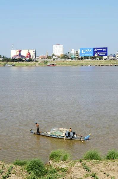 Phnom penh ribera en cambodia —  Fotos de Stock