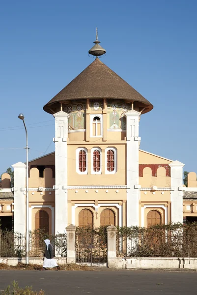 Enda mariam kathedraal in asmara, eritrea — Stockfoto