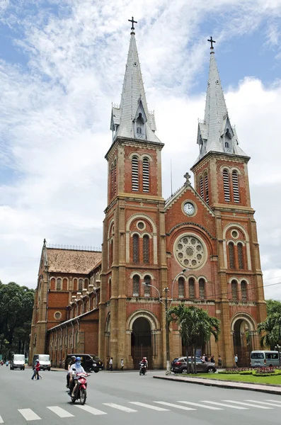 Notre Dame Kathedrale in ho chi minh vietnam — Stockfoto