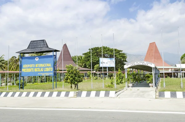 Aeropuerto internacional Nicolau lobito en Dili Timor Oriental — Foto de Stock