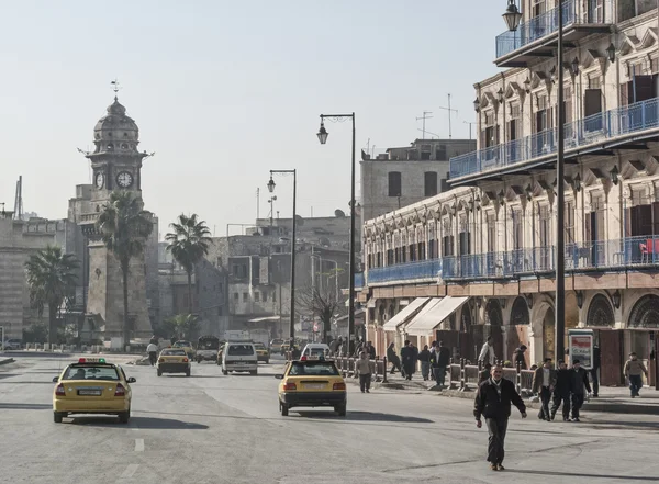 Strada in aleppo syria — Foto Stock