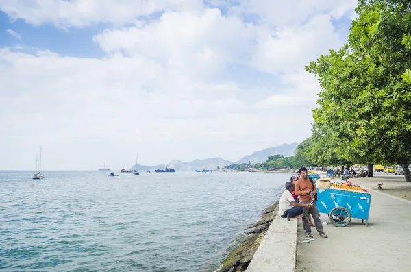 Dili pobřeží ve Východním Timoru — Stock fotografie