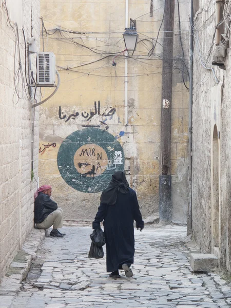 Street in aleppo syria — Stock Photo, Image