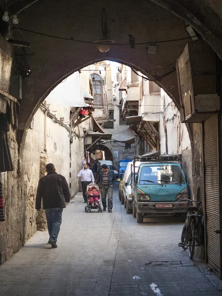 Şam Suriye Caddesi — Stok fotoğraf