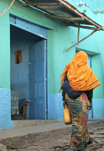 Улица в Харар-Этиопия — стоковое фото