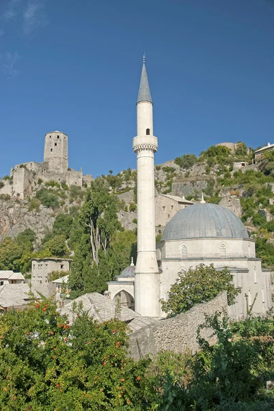 Pocitelj Dorf in der Nähe von Mostar in Bosnien-Herzegowina — Stockfoto