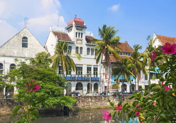 Dutch colonial buildings in jakarta indonesia — Stock Photo, Image