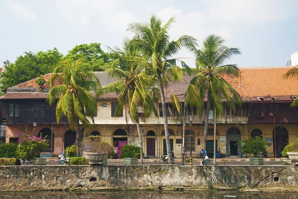 Edifícios coloniais holandeses em Jacarta indonésia — Fotografia de Stock