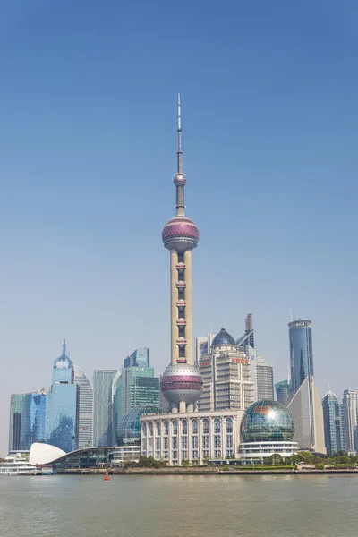 Horizonte pudong en shanghai china — Foto de Stock