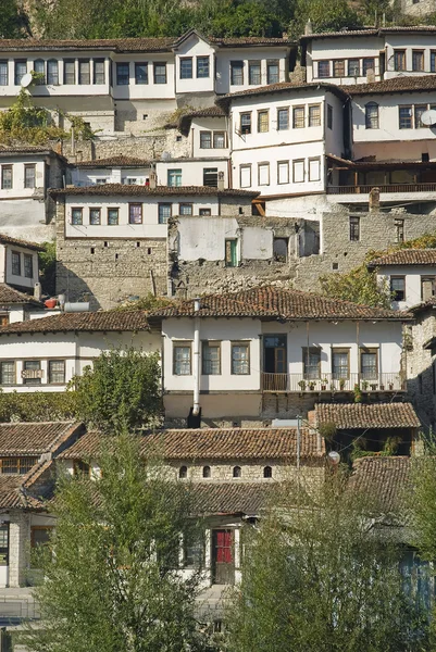Berat casco antiguo de albania — Foto de Stock