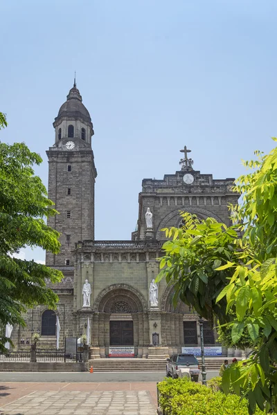 Manila Katedrali'ne philippnes — Stok fotoğraf