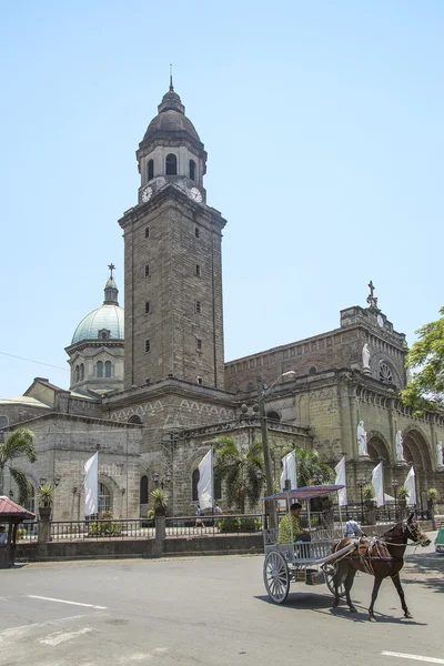 Manila cathedral in philippnes — Stock Photo, Image