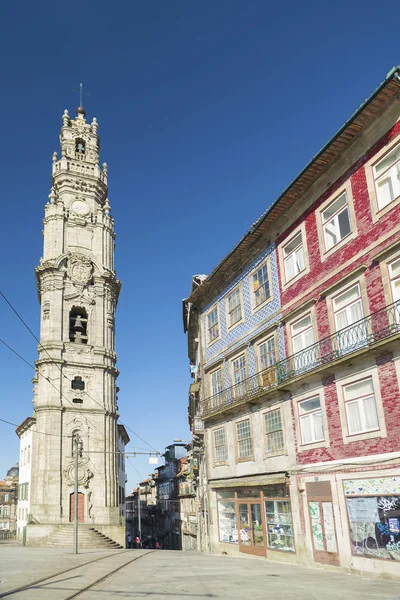 Torre dos clerigos porto Portugalia — Zdjęcie stockowe