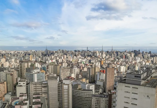 Skyline central de são paulo no brasil — Fotografia de Stock