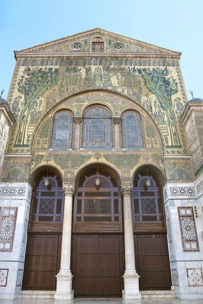 Emevi Camii kapısı Şam Suriye — Stok fotoğraf