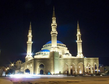 Muhammed el-amin cami Merkezi Beyrut'ta Lübnan