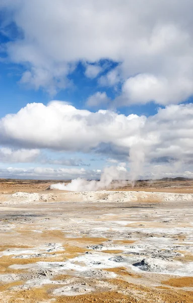 Vulkanische Wüstenlandschaft in Island — Stockfoto