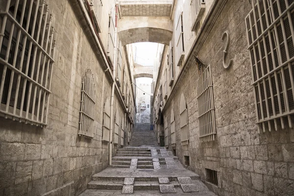 Rua em jerusalem cidade velha israel — Fotografia de Stock