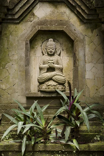 Stenen beeld van Boeddha in bali Indonesië — Stockfoto