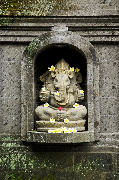 Ganesh hindu tanrısı heykeli bali Endonezya — Stok fotoğraf