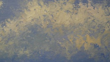 Yağlı boya, gökyüzü ve bulutlar