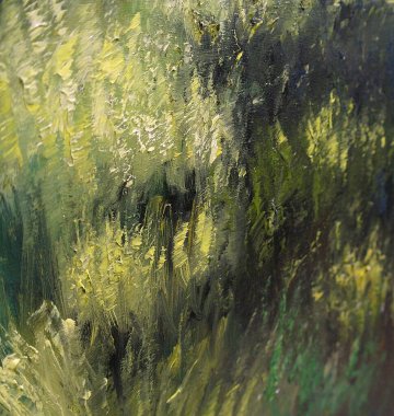 soyut arkaplan yeşil yağlı boya resim 