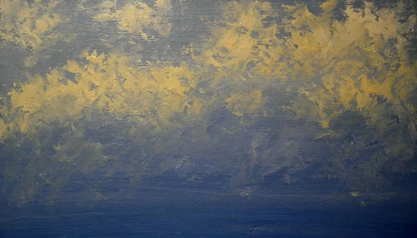 Oil Painting Sky Clouds — Φωτογραφία Αρχείου