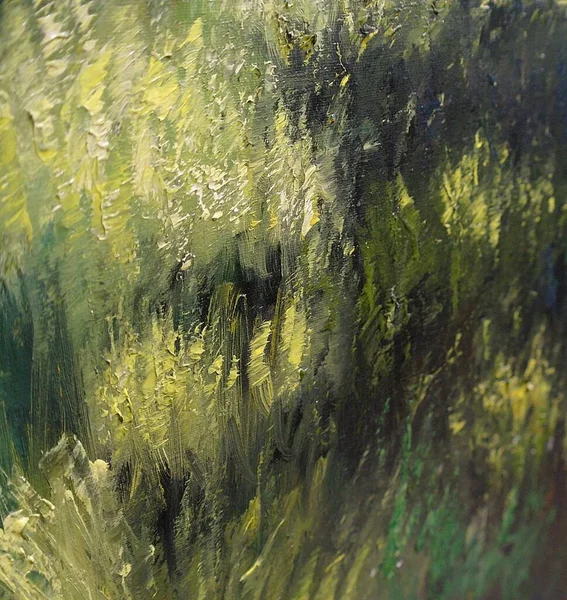 soyut arkaplan yeşil yağlı boya resim 