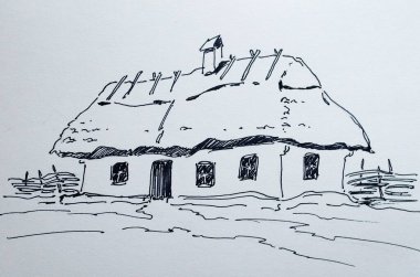 Norveç 'in kuzeyindeki eski köy.