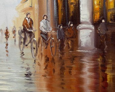 a man in a street art