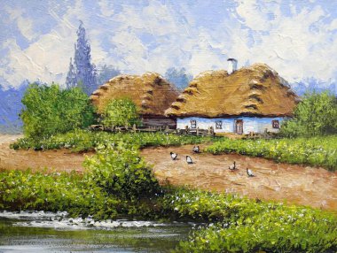 Resimler, manzara, dağlı güzel bir manzara.