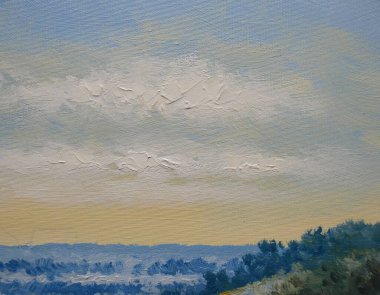 Dağların güzel manzarası