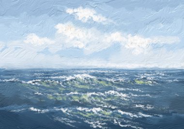 Deniz dalgası dokusu. soyut arkaplan, kopyalama alanı