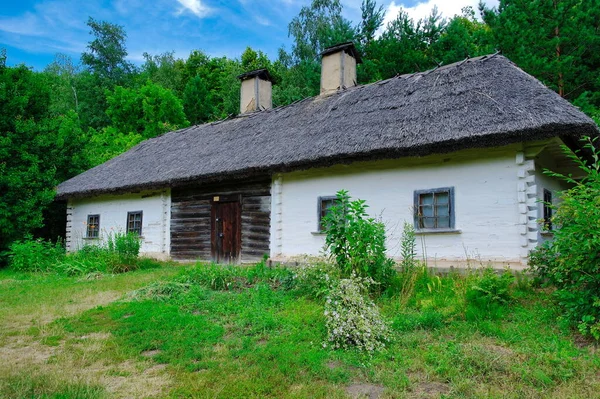 Старий Традиційний Українець Селі — стокове фото