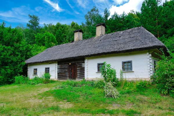 Old Traditional Ukrainian House Village — Stock Photo, Image