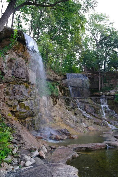 Vattenfall Skogen — Stockfoto