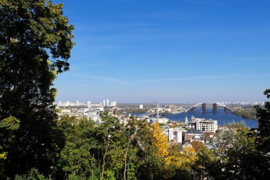 Ukrayna 'nın Kyiv şehrinin manzarası