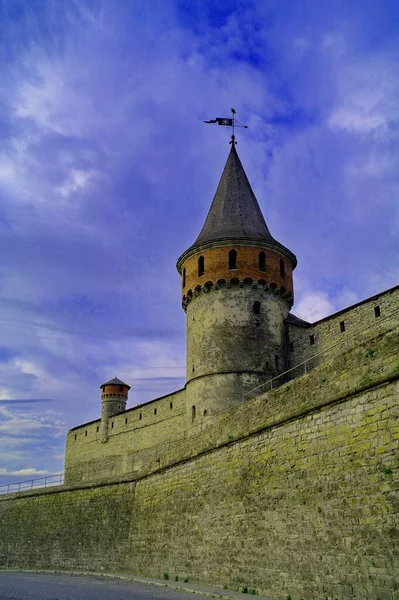 Kamjanets Podilsky Kalesi Ukrayna — Stok fotoğraf