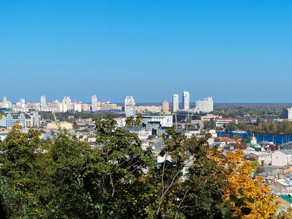 Uitzicht Stad Kiev Oekraïne — Stockfoto