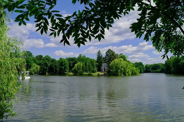 Schöner Blick Auf Den See — Stockfoto