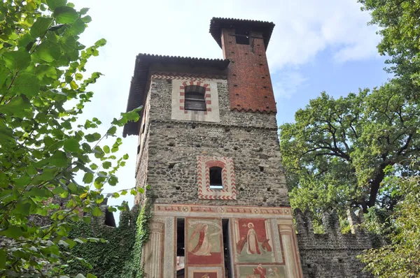 Ortaçağ kale Torino — Stok fotoğraf