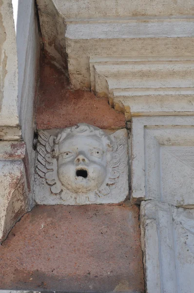 Máscara antigua en Venecia, Italia —  Fotos de Stock