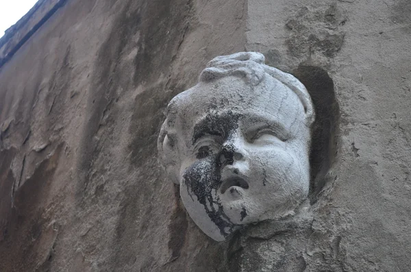 Máscara antigua en Venecia, Italia —  Fotos de Stock