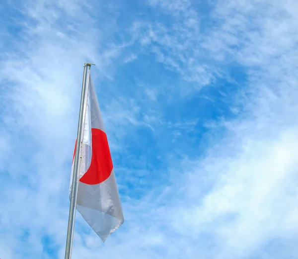 Japońska flaga — Zdjęcie stockowe