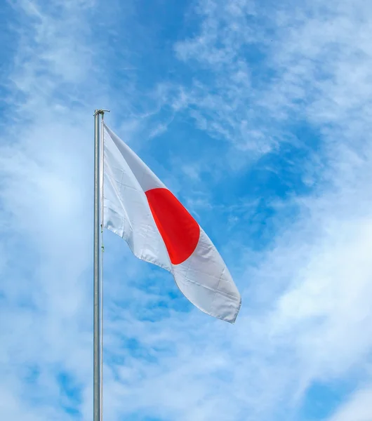 Japonská vlajka — Stock fotografie