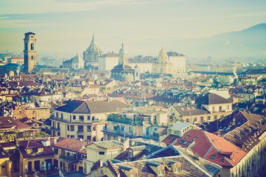 Turin görünümü retro bak