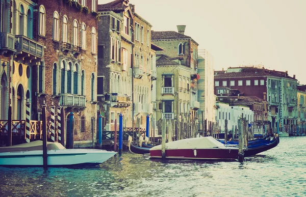 Canal grande, venice retro görünüm — Stok fotoğraf