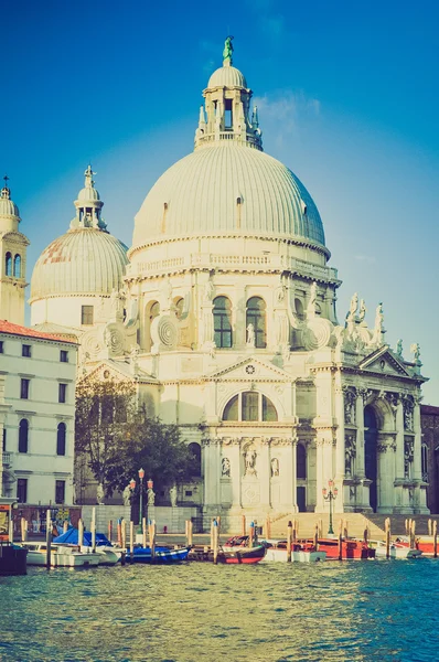 Santa maria della salute Benátky retro vzhled — Stock fotografie
